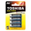 ΑΛΚΑΛΙΚΕΣ ΜΠΑΤΑΡΙΕΣ AA TOSHIBA LR6GCP BP-4 1.5V 4τεμ.