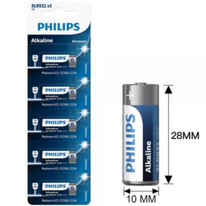 ΑΛΚΑΛΙΚΕΣ ΜΠΑΤΑΡΙΕΣ 23A PHILIPS 12V 5τεμ
