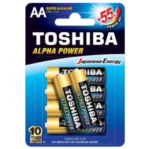 ΑΛΚΑΛΙΚΕΣ ΜΠΑΤΑΡΙΕΣ AA TOSHIBA LR6GCH BP-6 1.5V 6τεμ.