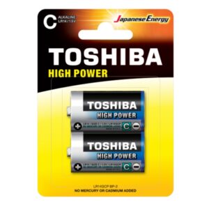 ΑΛΚΑΛΙΚΕΣ ΜΠΑΤΑΡΙΕΣ C TOSHIBA LR14GCP BP-2 1.5V 2τεμ.