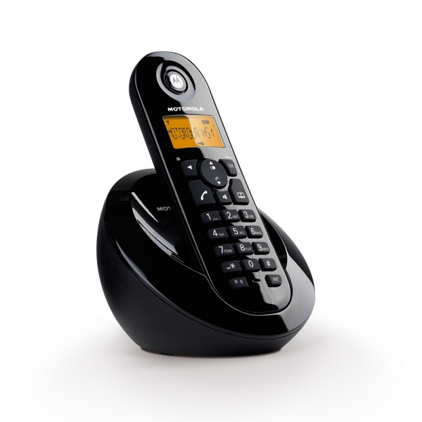 ΑΣΥΡΜΑΤΟ ΤΗΛΕΦΩΝΟ MOTOROLA C601 black ΜΕ ΜΕΓΑΛΑ ΠΛΗΚΤΡΑ ΜΕ ΑΝΟΙΚΤΗ ΑΚΡΟΑΣΗ