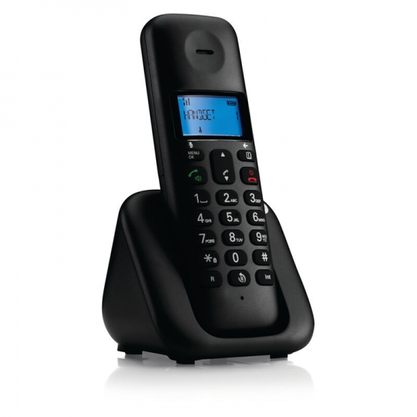 ΑΣΥΡΜΑΤΟ ΤΗΛΕΦΩΝΟ MOTOROLA T301 black ΜΕ ΑΝΟΙΚΤΗ ΑΚΡΟΑΣΗ