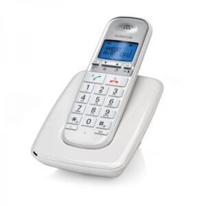 ΑΣΥΡΜΑΤΟ ΤΗΛΕΦΩΝΟ MOTOROLA S3001 white ΜΕ ΜΕΓΑΛΑ ΠΛΗΚΤΡΑ  ΜΕ ΑΝΟΙΚΤΗ ΑΚΡΟΑΣΗ