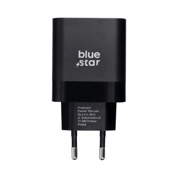 BLUE STAR TRAVEL CHARGER PD 3A QC4.0 45W black