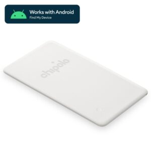 CHIPOLO CARD FINDER LOCKATOR TAG white (ONLY ANDROID PHONES)