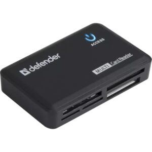 DEFENDER MEMORY CARD READER OPTIMUS ALL IN 1 black