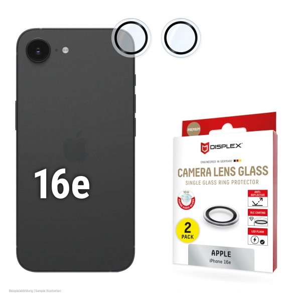 DISPLEX CAMERA LENS GLASS SINGLE IPHONE 16E / 17E