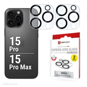 DISPLEX CAMERA LENS GLASS ALL IN ONE IPHONE 15 PRO / 15 PRO MAX