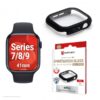 DISPLEX FULL BODY GLASS PROTECTOR FOR APPLE WATCH SERIES 7/8/9 41mm black