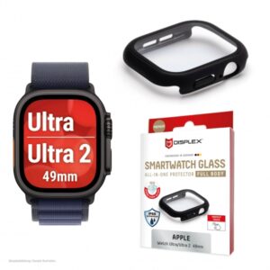 DISPLEX FULL BODY GLASS PROTECTOR FOR APPLE WATCH ULTRA(2) 49mm black