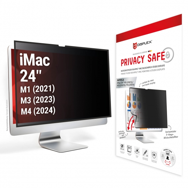 DISPLEX PRIVACY SCREEN PROTECTOR FOR DESKTOP APPLE iMAC 24'' M1/M3/M4