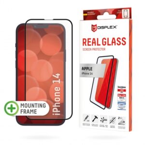 DISPLEX REAL TEMPERED GLASS 3D FULL GLUE IPHONE 13 / 13 PRO / 14 / 16E / 17E black