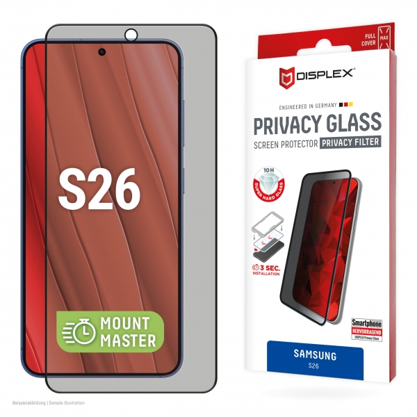 DISPLEX REAL TEMPERED GLASS 3D CURVED SAMSUNG S26 PRIVACY