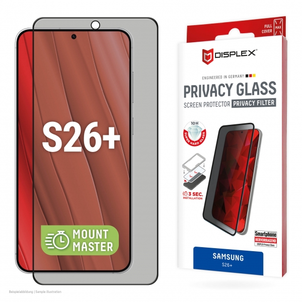 DISPLEX REAL TEMPERED GLASS 3D CURVED SAMSUNG S26 PLUS PRIVACY