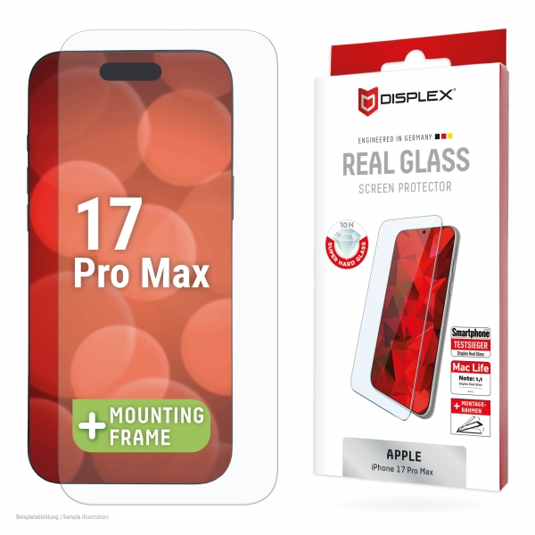 DISPLEX REAL TEMPERED GLASS 2D IPHONE 17 PRO MAX / 18 PRO MAX