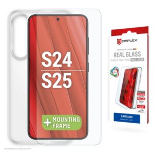 DISPLEX REAL TEMPERED GLASS 2D SAMSUNG S24/S25 + CASE