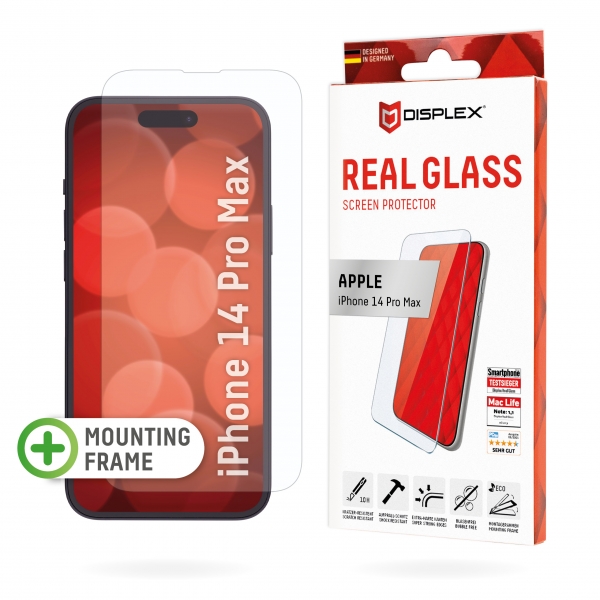 DISPLEX REAL TEMPERED GLASS 2D IPHONE 14 PRO MAX