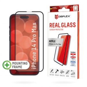 DISPLEX REAL TEMPERED GLASS 3D FULL GLUE IPHONE 14 PRO MAX black