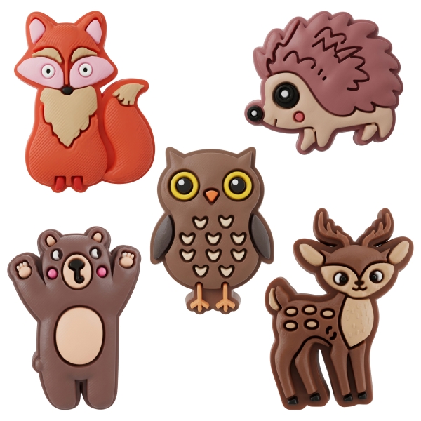 3D STICKER FOREST 5PCS SET