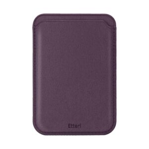 ETTERI CARD HOLDER MAGNETIC dark cherry