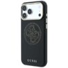 GUESS 4G PERFORATED LOGO CASE MAG IPHONE 18 PRO MAX  / 17 PRO MAX black backcover