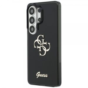 GUESS IML BIG SCRIPT METAL CASE SAMSUNG S26 ULTRA black backcover
