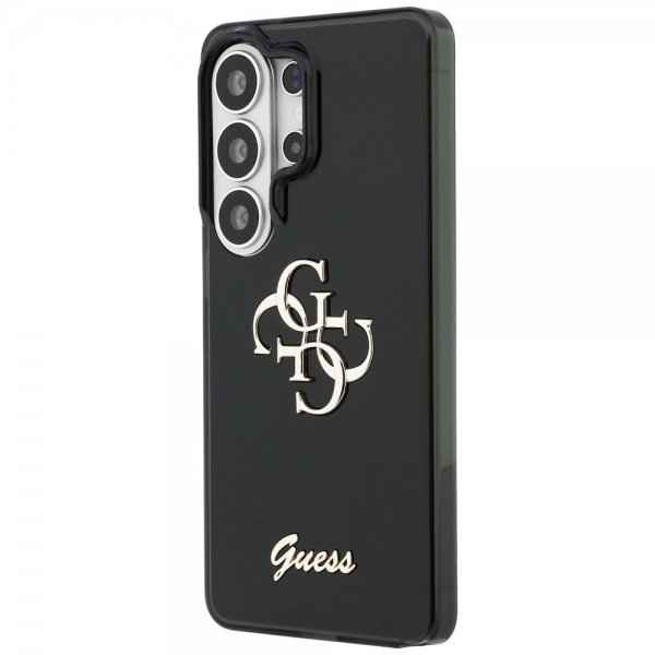 GUESS IML BIG SCRIPT METAL CASE SAMSUNG S26 ULTRA black backcover