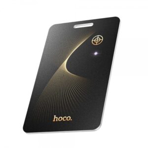 HOCO LOCATOR FINDER TAG TRACKER CARD SHAPE COMPATIBLE WITH APPLE FIND black