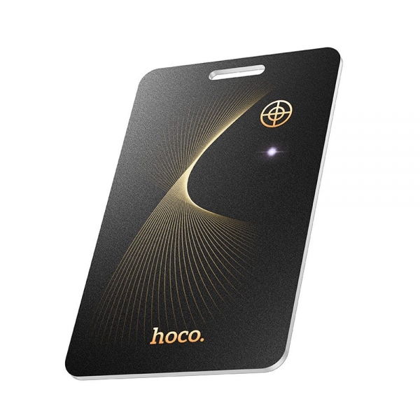 HOCO LOCATOR FINDER TAG TRACKER CARD SHAPE COMPATIBLE WITH APPLE FIND black