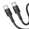HOCO TYPE C TO TYPE C DATA CABLE 1m X83 3A 60W black