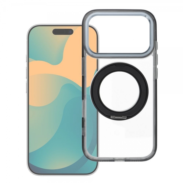 iS CIRCLE MAG COVER IPHONE 17 PRO MAX / 18 PRO MAX black backcover