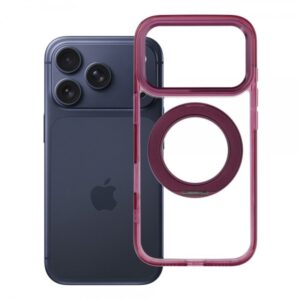 iS CIRCLE MAG COVER IPHONE 17 PRO MAX / 18 PRO MAX burgundy backcover