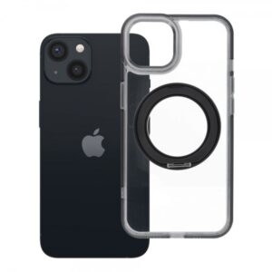 iS CIRCLE MAG COVER IPHONE 15 black backcover