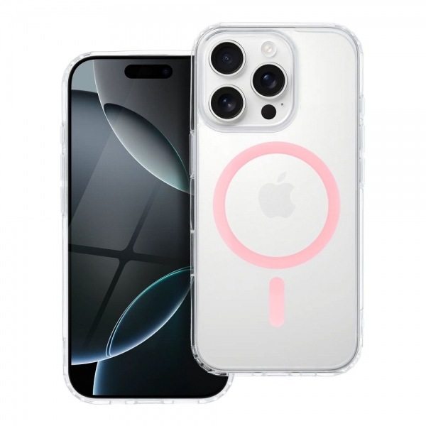 iS MAG DROP GLUE RING IPHONE 16 pink backcover