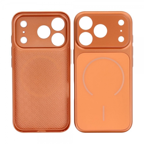 iS MAKE MAG IPHONE 14 orange backcover
