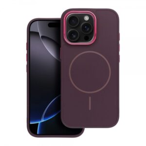 iS METALLIC FRAME MAG COVER IPHONE 11 purple backcover