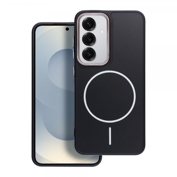 iS METALLIC FRAME MAG COVER SAMSUNG A17 / A18 black backcover