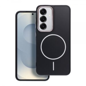 iS METALLIC FRAME MAG COVER SAMSUNG A07 / A08 black backcover