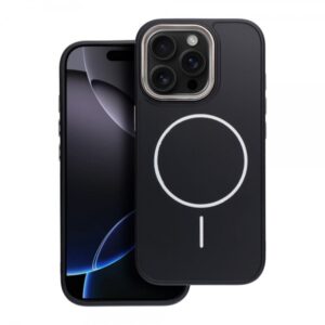 iS METALLIC FRAME MAG COVER IPHONE 16 PRO MAX black backcover