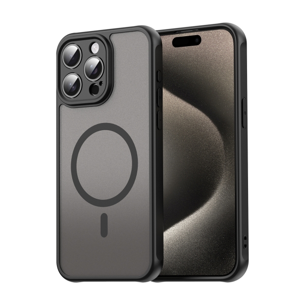 iS TPU FULL MATTE MAG IPHONE 15 PRO black backcover