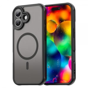 iS TPU FULL MATTE MAG IPHONE 17 black backcover