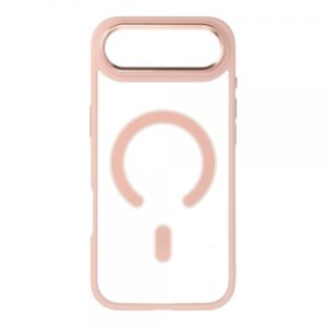 iS TPU MAG COLOR EDGE IPHONE 17 AIR trans pink backcover