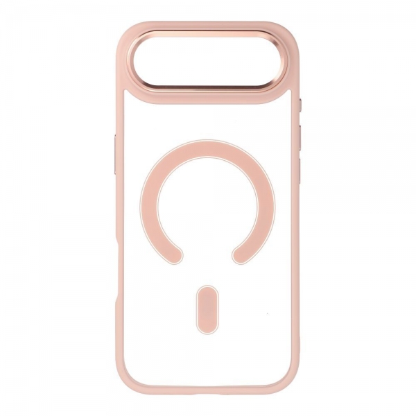 iS TPU MAG COLOR EDGE IPHONE 17 AIR trans pink backcover