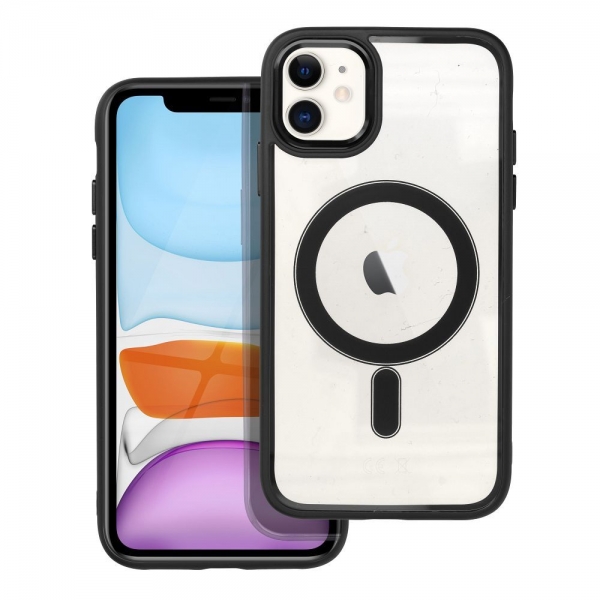 iS TPU MAG COLOR EDGE IPHONE 17 AIR trans black backcover