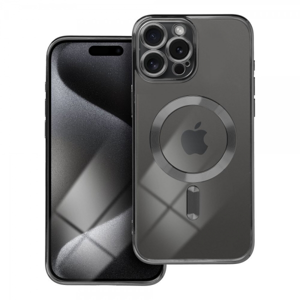 iS TPU MAG ELECTRO IPHONE 15 PRO MAX trans black backcover