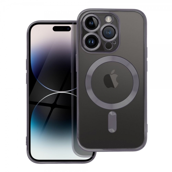 iS TPU MAG ELECTRO IPHONE 14 PRO trans black backcover