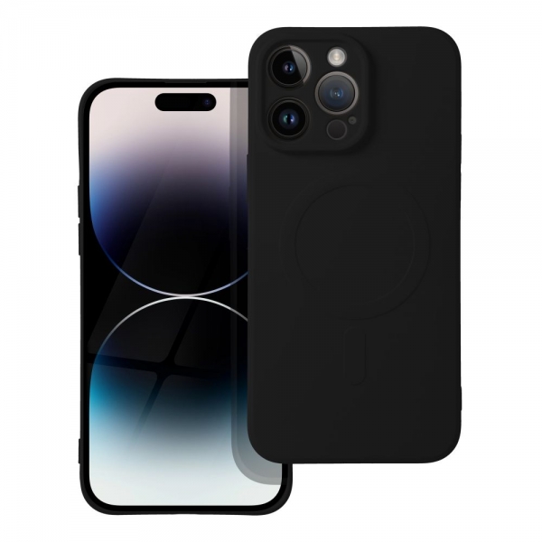 iS TPU SILICONE MAG IPHONE 14 PRO MAX black backcover