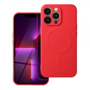 iS TPU SILICONE MAG IPHONE 16E / 17E red backcover