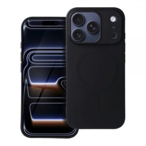 iS TPU SILICONE MAG IPHONE 17 PRO MAX / 18 PRO MAX (BIG HOLE) black backcover