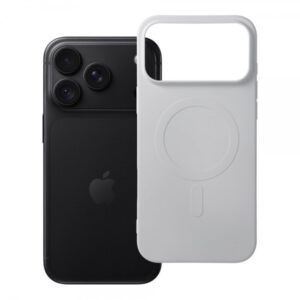 iS TPU SILICONE MAG IPHONE 17 PRO MAX / 18 PRO MAX (BIG HOLE) silver backcover